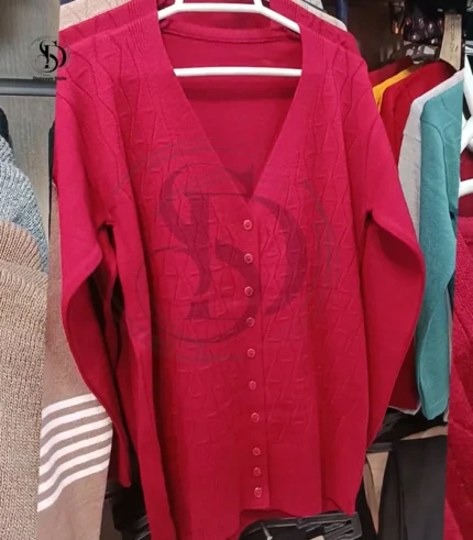 بلوز بافت جلو دکمه دار آزیتا کد 01