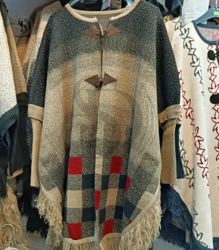 پانچو بافت صدف کد 01