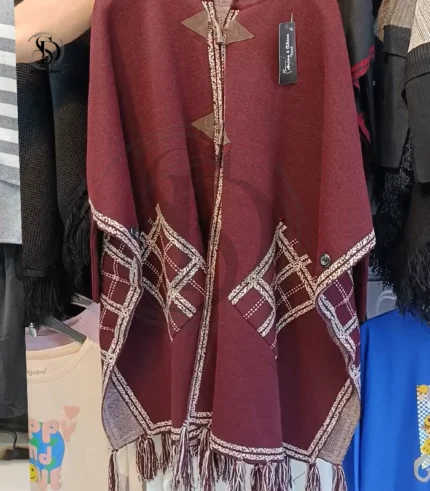 پانچو بافت نارین کد 01