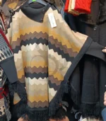 پانچو بافت ثریا کد 01