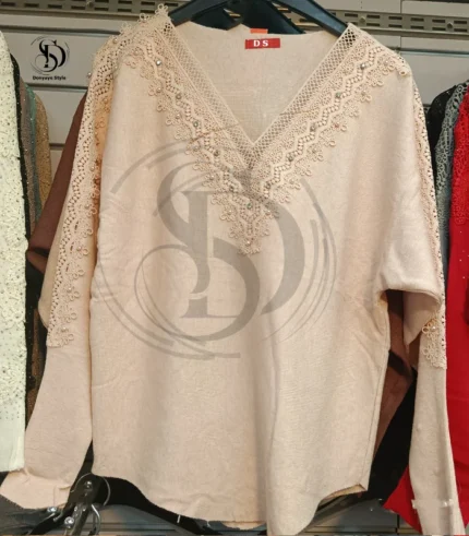 بلوز بافت مجلسی ماریتا کد 01