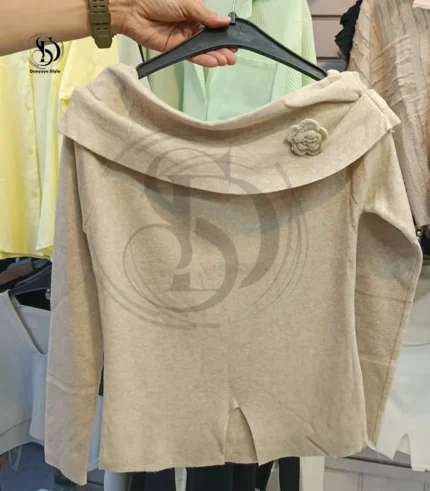 بلوز بافت مجلسی نازی کد 01