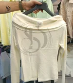 دوخت انواع بلوز بافت مجلسی نازی کد 01