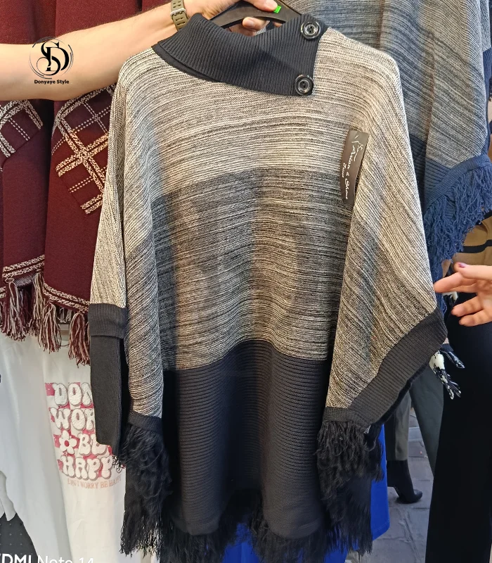 پانچو بافت آوان کد 01