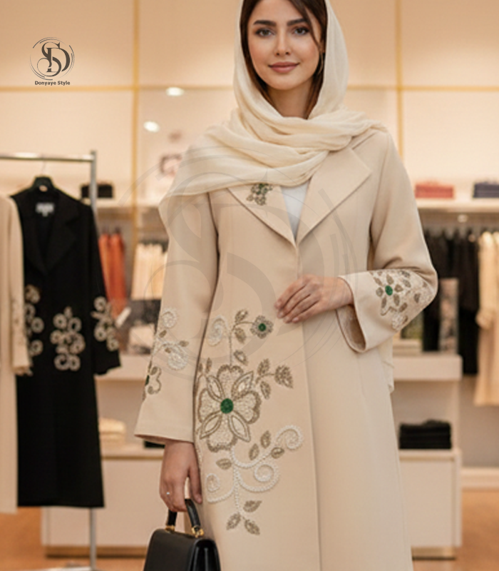 مانتو مجلسی سنگدوزی زارا