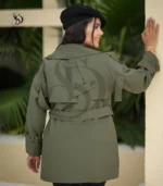 بارانی کوتا املی کد 01 - تصویر 2